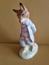 Beswick~ Beatrix Potter~ Foxy Whiskered Gentleman~' Gold Oval Backstamp~VGC~11 