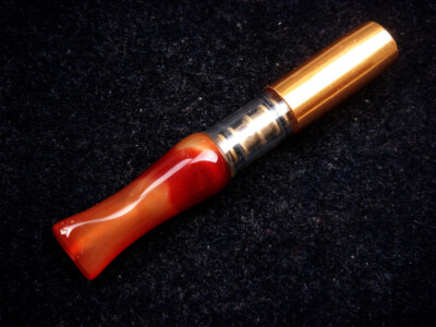 Beautiful Agate Brass Crafted Cigarette Holder w/ Filter #05022303