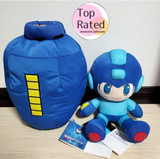 Mega Man Rockman M Plush Doll & Rock Buster Cushion Set SEGA 2025 Japan New