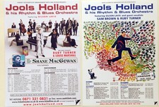 Jool Holland flyers x 2 - 2003 & 2011 tour
