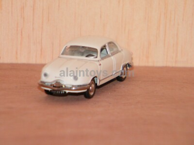 Miniature Panhard Dyna Z12 1957 Blanche - Norev échelle 1/87 (HO), Neuve, Pré-assemblée