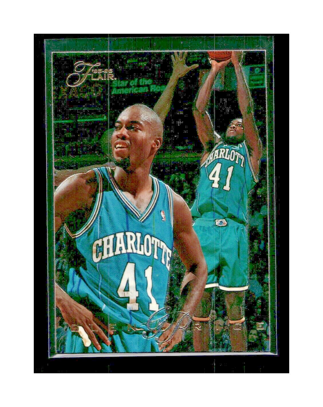 1995-96 Flair Charlotte Hornets Basketball Card #159 Glen Rice