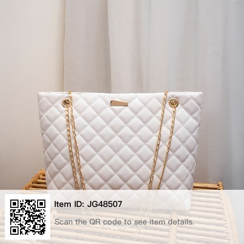 Mode Kette Tragetasche, Luxus Argyle gesteppte Handtasche, Damen Pendler Schulter - Bild 3 von 3