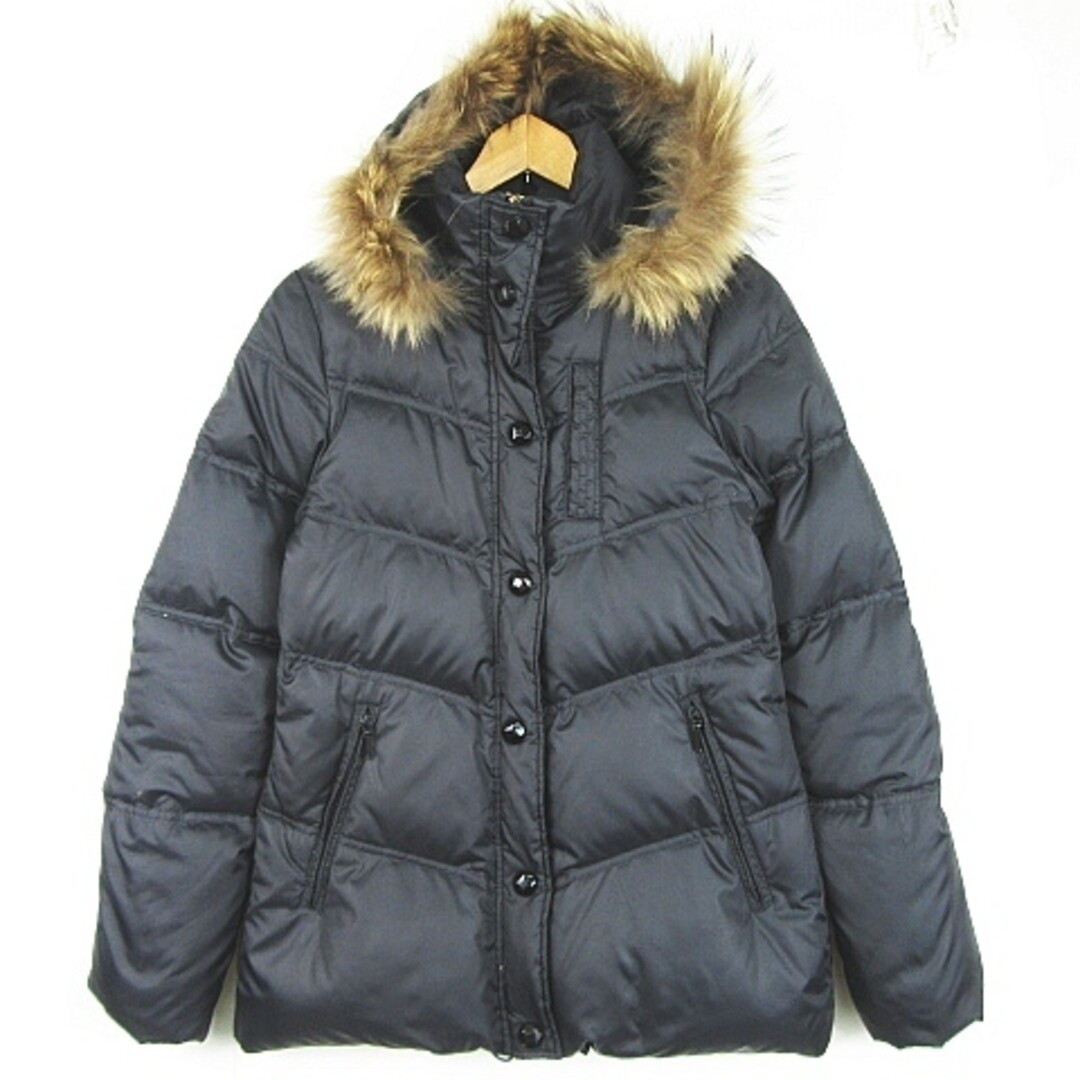 DOLLY ANGELA DOWN JACKET COAT MEDIUM LENGTH FUR M BLACK DOLLY ANGELA DOWN JACKET COAT MEDIUM LENGTH FUR M BLACK