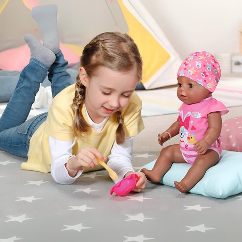Baby Born Soft Touch Girl Brown Eyes Doll 43cm - Picture 6 of 12