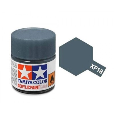 Tamiya Acryl Mini XF-18 mittelblau lackiert