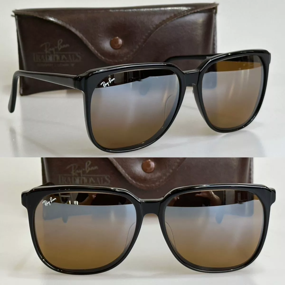 B L Ray Ban Traditionals BROOKLYN B 15TGM Vintage w Case from JAPAN 90 s