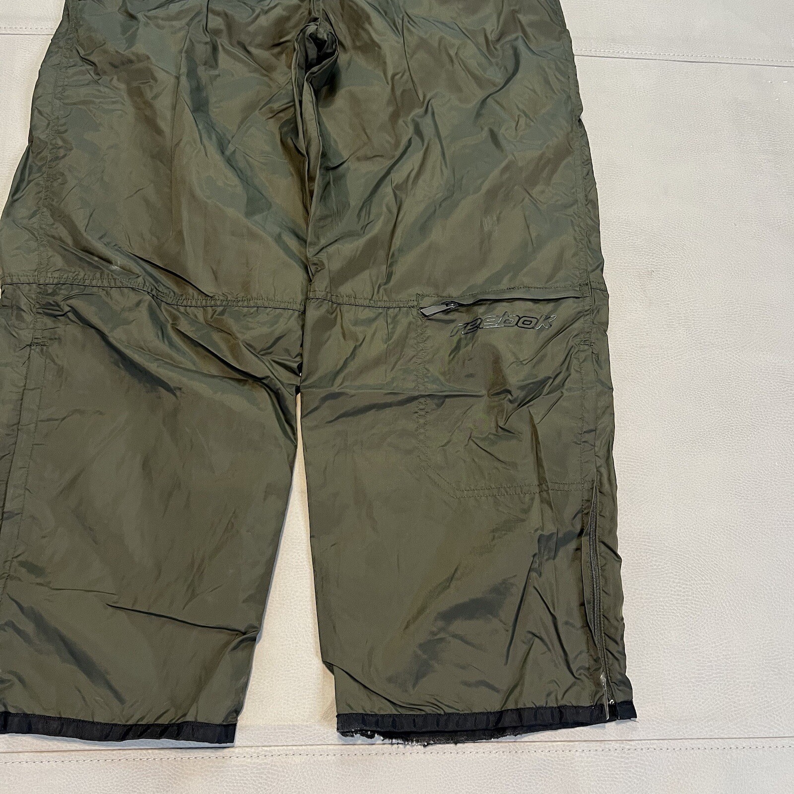 VTG Y2K Reebok Men Spell Out Track Baggy Parachute Rave Skater Pant-L/32-7776 thumbnail 8