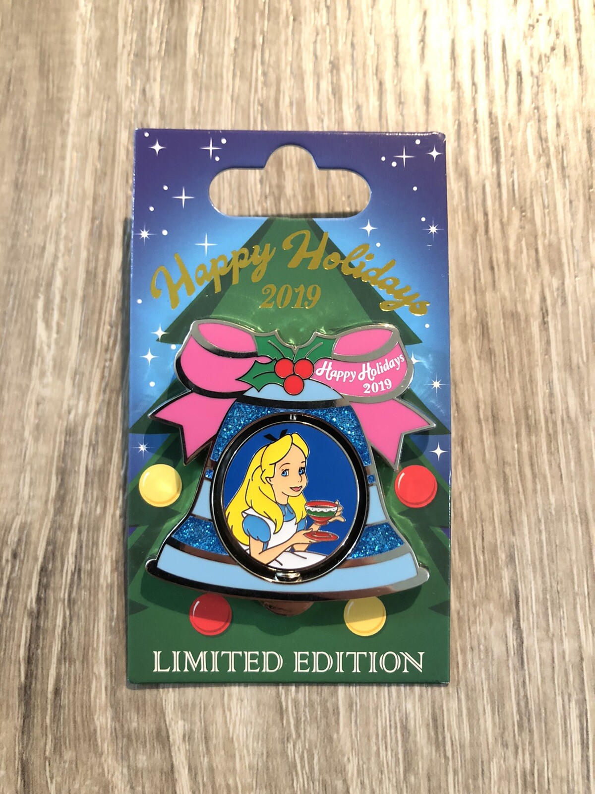 NEW Disney Happy Holidays 2019 Grand Floridian Resort Alice in Wonderland Pin LE
