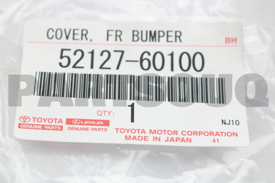 5212760100 Genuine Toyota COVER, FRONT BUMPER HOLE, RH 52127-60100 | eBay