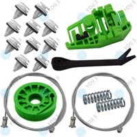 FüR BMW 3Er E90 E91 Elektr. Fensterheber Reparatursatz + Clips - Hinten Rechts