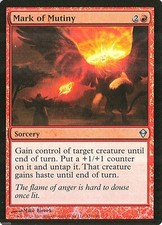 MTG - Zendikar - Mark of Mutiny - Foil - NM