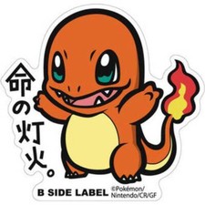 Charmander - Pokemon B-Side Label Water Proof Sticker US Seller