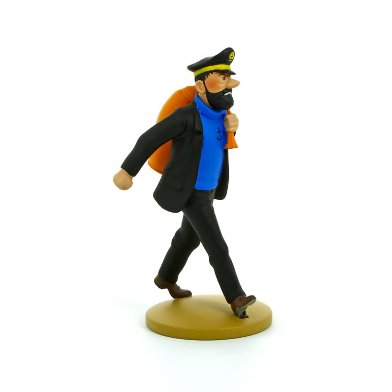 HERGE TINTIN Haddock Striding Resin Standing Figure Figurine 12cm