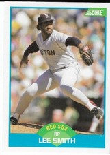1989 Score #150 Lee Smith Boston Red Sox HOF