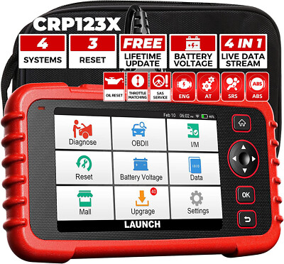 2025 Launch X431 CRP123X Profi KFZ Diagnosegerät Auto OBD2 Scanner ABS SRS SAS