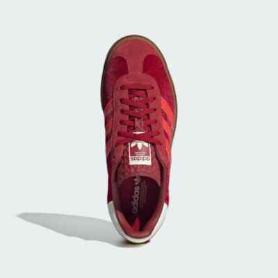☆大人気☆adidas Originals Gazelle Red/Bright Red Adidas Originals Gazelle BOLD Women's Casual Shoes Bright