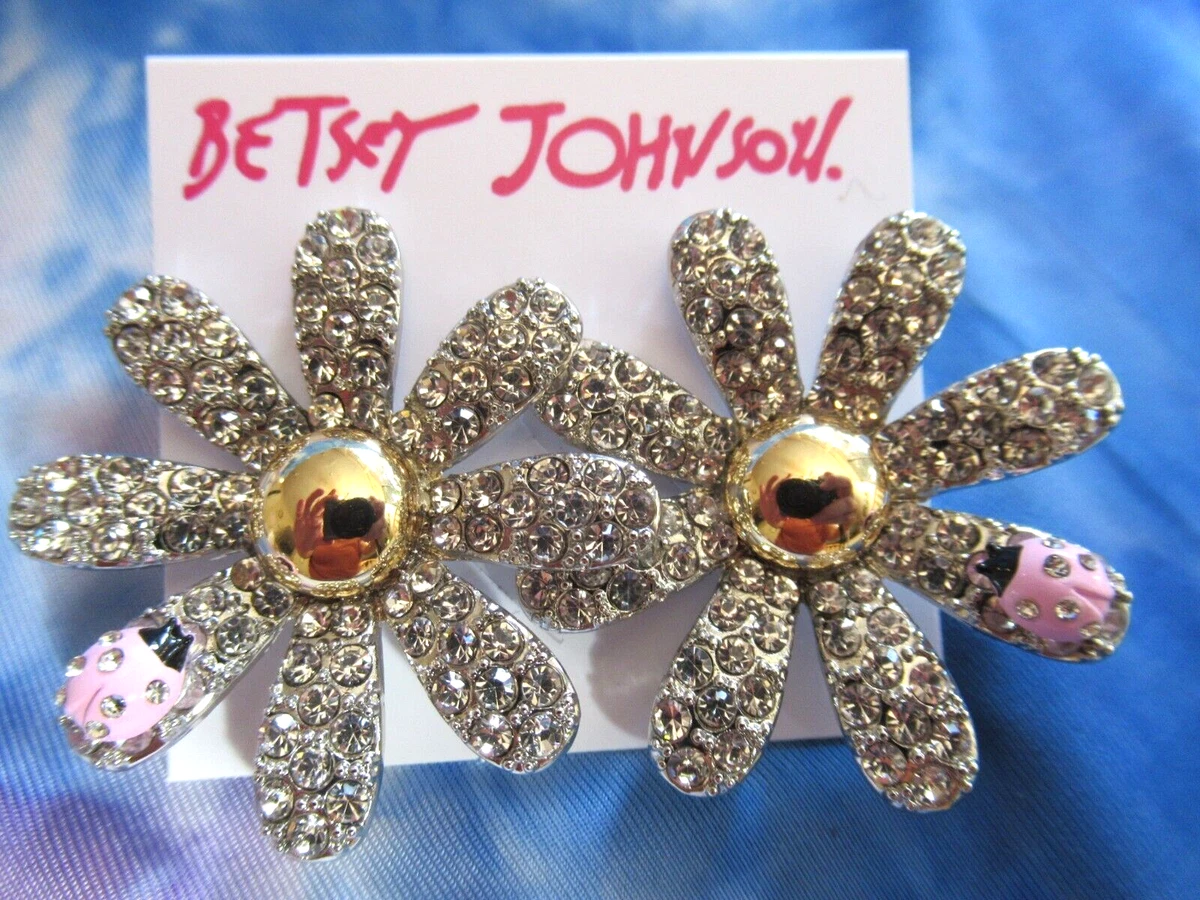 The Pink Reef Large Jewel Box Floral Earrings