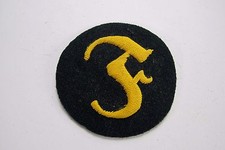 Authentic WW2 German Army Feuerwerker Ordance NCO F w/ Name Printed patch badge