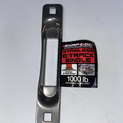 Stainless SNAP-LOC E-Track Single Strap Anchor 1000 Lb Working Load Limit