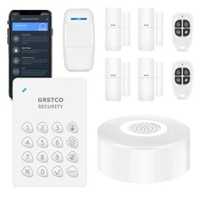 Smart Wireless Alarm System with Sensors and Alexa Compatibility for Home Securi