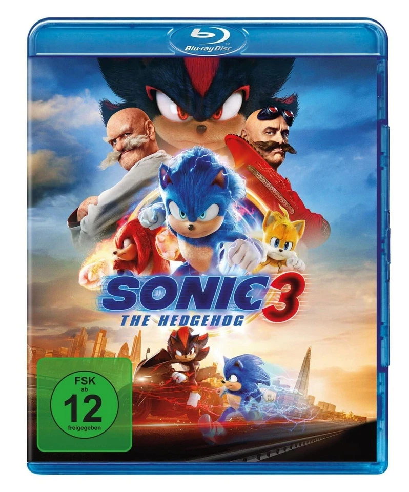 Sonic The Hedgehog 3 - Action/Abenteuer/Zeichentrick/2025/Jim # BLU-RAY-NEU-OVP - Bild 1 von 1