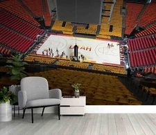 3D Vivint Smart Home Arena Wallpaper Wall Mural Peel and Stick Wallpaper 544