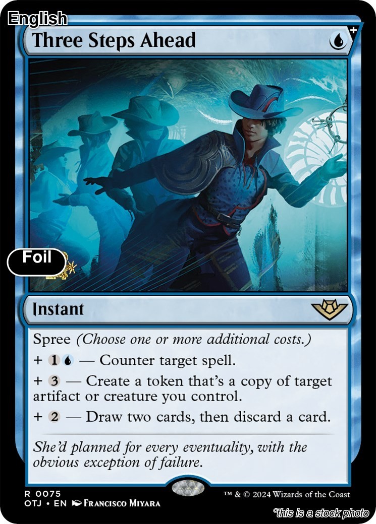 Three Steps Ahead EN [PRE - 75] - NM [Foil] TCG MTG