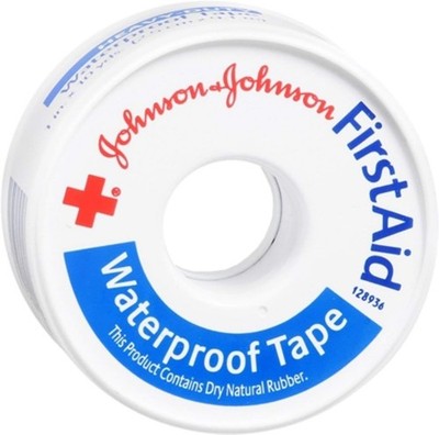 Johnson & Johnson Band-Aid Brand of First Aid Products Waterproof Tape, 1 Inch b