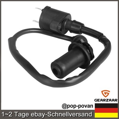 4-Takt Zündspule für Baotian Jinlun Benzhou Rex China Roller GY6 Schwarz 440 mm