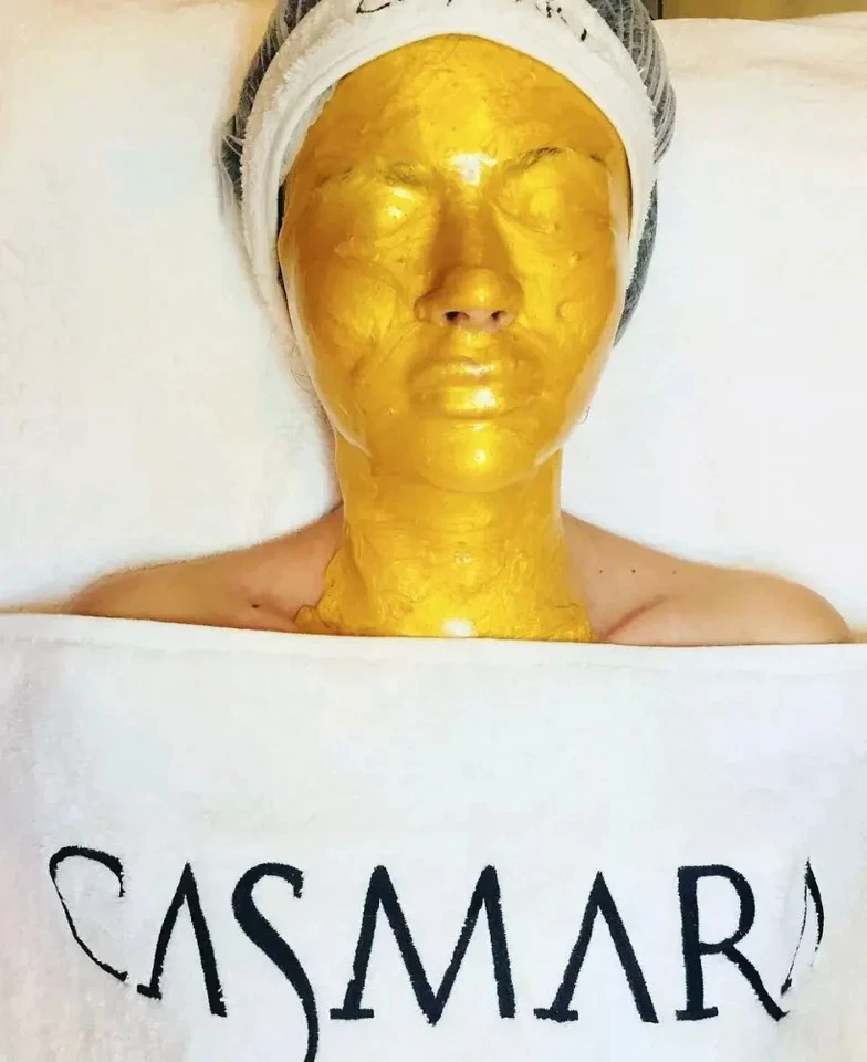 (NEW) Original CASMARA PEEL OFF ALGAE MASK - 24K GOLD - Professional - (1 mask) - Image 4 of 4