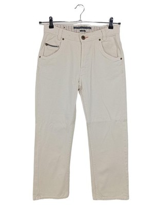 MARC O POLO High-Waist Hose Damen Hose Gr. DE 34 wollweiß Casual-Look