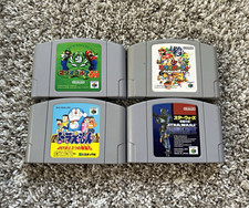 FOUR GAME N64 LOT Doraemon Mario Golf Mario Party Star Wars US Seller