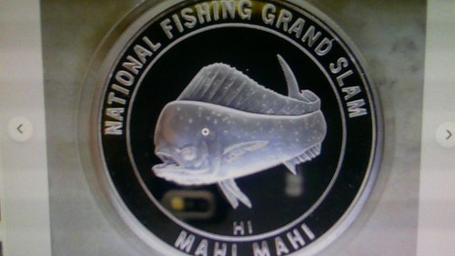 North American Fishing Club Grand Slam Mahi Mahi .999 1oz. Silber PP