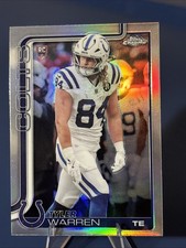 2025 Topps Chrome - Rookies Tyler Warren #346 Refractor (RC)