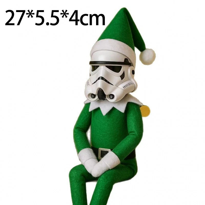 2026 Navidad En Exhibición Estante Navidad Peluche Elfo Juguete Tormtrooper Tradición Muñeca Reino Unido Foto 2 de 4