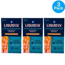 Liquid I.V. Hydration Multiplier 0.56 oz 3 Pack New Exp 23-09-2027