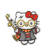 Hello Kitty Sanrio Kawaii Potter Magic Patch, Iron On/Sew On