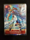 ONE PIECE OP16-003 Edward Newgate  SUPERRARE PARALLEL and SuperRare 2 card lot — photo 2
