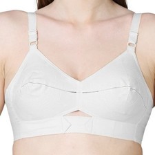 Encircled Bullet Bra Atomic Cotton Round Stitch Full Coverage White Bra 36 C 90c