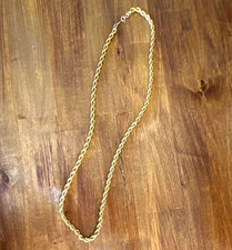 Napier, Gold Tone Rope Chain Necklace, Lobster Clasp Closure