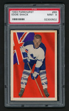 1963-64 Parkhurst Eddie Shack #69 PSA 9 MINT Low Pop