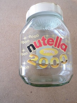 Nutella 2000g Glas Millenium Edition 2000 (leer)