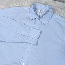 Brooks Brothers Regent Oxford Dress Shirt Mens 16.5-36 Supima Non-Iron Stretch