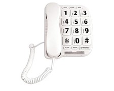 JF11W Big Button Phone for Seniors Home Phone Corded Landline Phone for Elderly