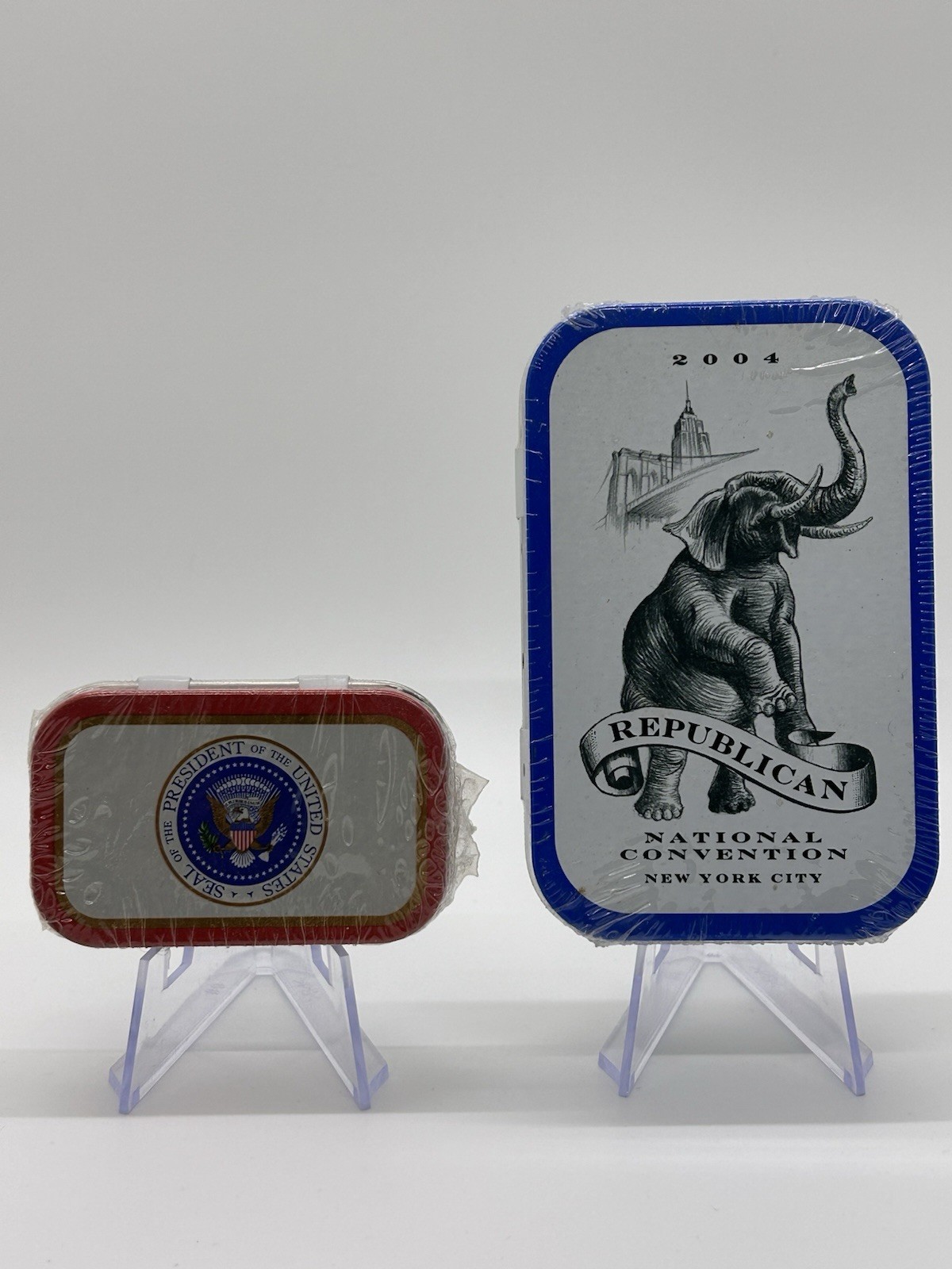 Altoids 2004 Republican Nat Convention & Presidents Seal Of Approval SEALED Rare