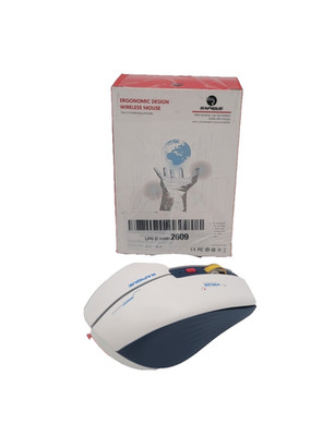 UHM Wireless Gaming Mouse 10000DPI RGB USB-C 2.4G Bluetooth 5.3 White Rapique