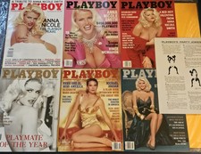 Anna-Nicole Smith Playboy Lot (6) 1992-2007 🔥 EXCELLENT Condition 🔥 