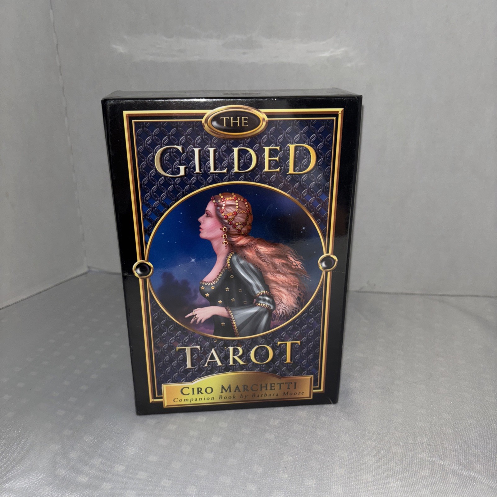 Gilded Tarot by Barbara Moore and Ciro Marchetti (2004, Cards,Flash Cards)