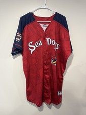 #3 Game Issued Portland Sea Dogs Marvel Defenders Of The Diamond Jersey